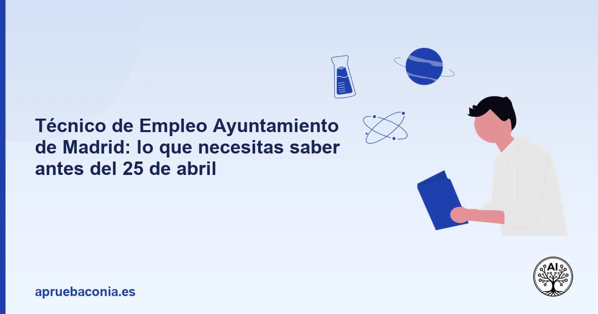 Portada ilustrada del artículo sobre Técnico Empleo Madrid