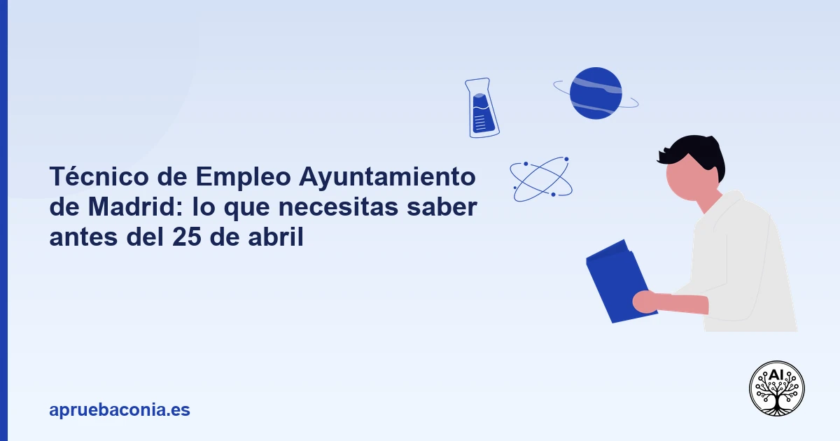Portada ilustrada del artículo sobre Técnico Empleo Madrid