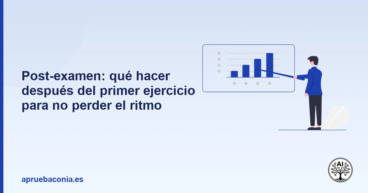 Portada ilustrada del artículo sobre qué hacer después del primer ejercicio