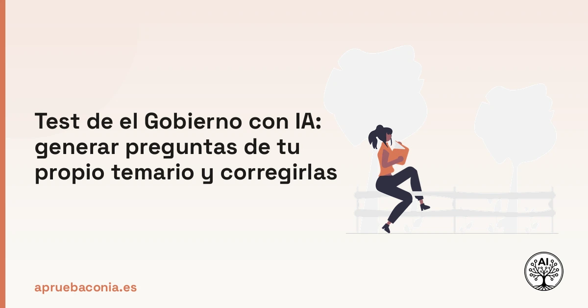Portada ilustrada del artículo sobre El Gobierno