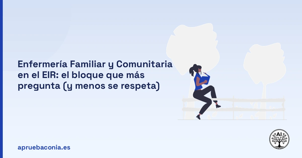 Portada ilustrada del artículo sobre Familiar y Comunitaria en el EIR
