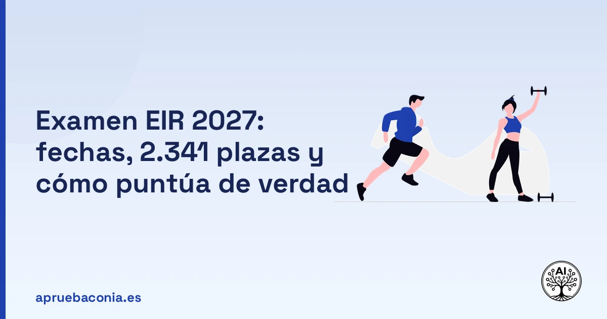 Portada ilustrada del artículo sobre examen EIR 2027