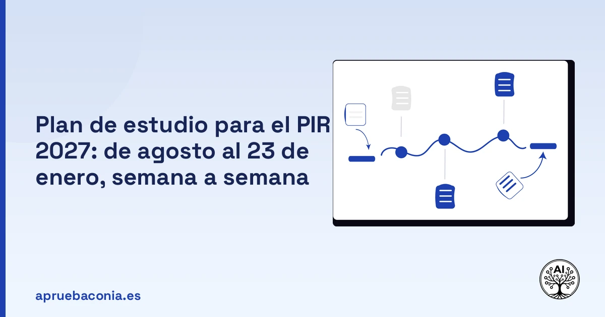 Portada ilustrada del artículo sobre plan de estudio para el PIR
