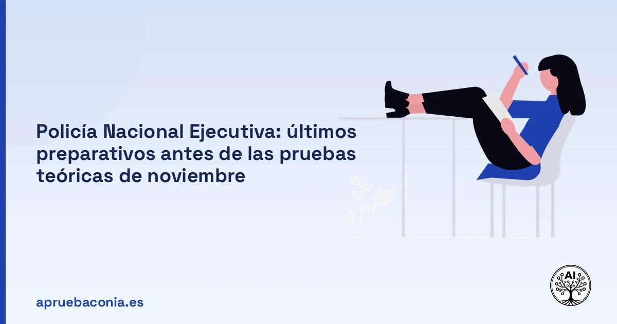 Portada ilustrada del artículo sobre Policía Nacional ejecutiva