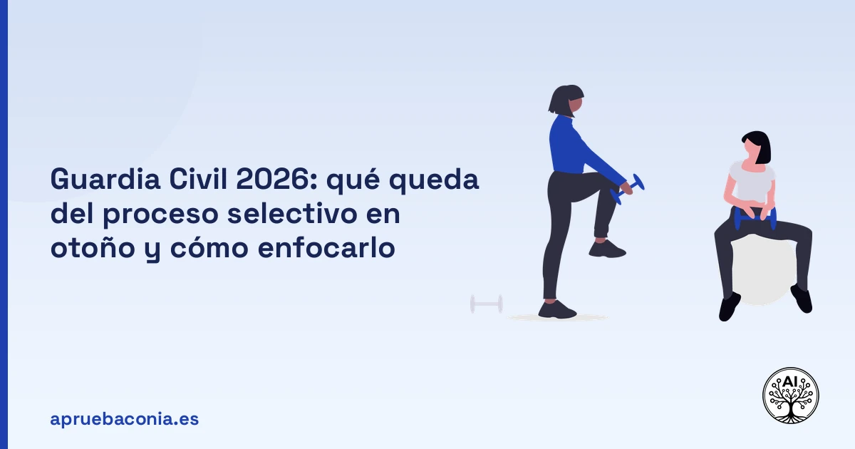 Portada ilustrada del artículo sobre proceso selectivo