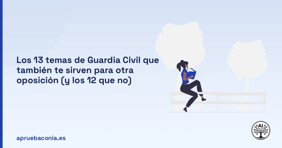Portada ilustrada del artículo sobre temas de Guardia Civil
