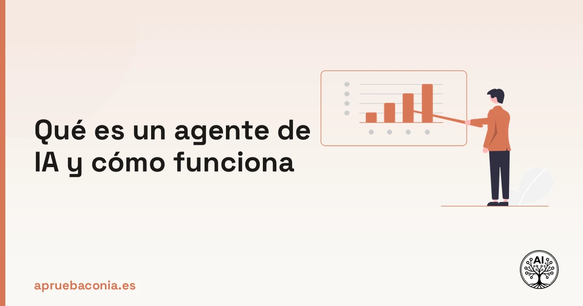 Ilustración de un plan estratégico sobre un agente de IA para optimizar procesos educativos modernos.
