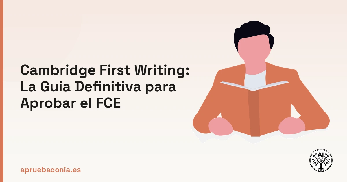 Ilustración de aprendizaje continuo para la guía definitiva del Cambridge First Writing