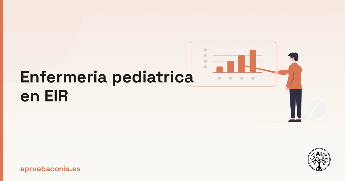 Ilustración de una estrategia de estudio para dominar enfermería pediátrica en el examen EIR.
