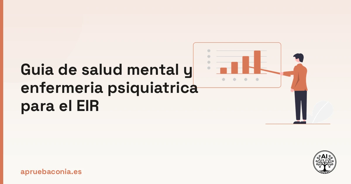 Ilustración de una estrategia organizada para la guia salud mental y enfermeria psiquiatrica del EIR.