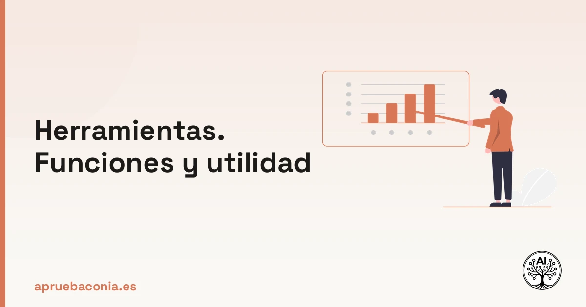 Portada ilustrada del artículo sobre herramientas: funciones y utilidad