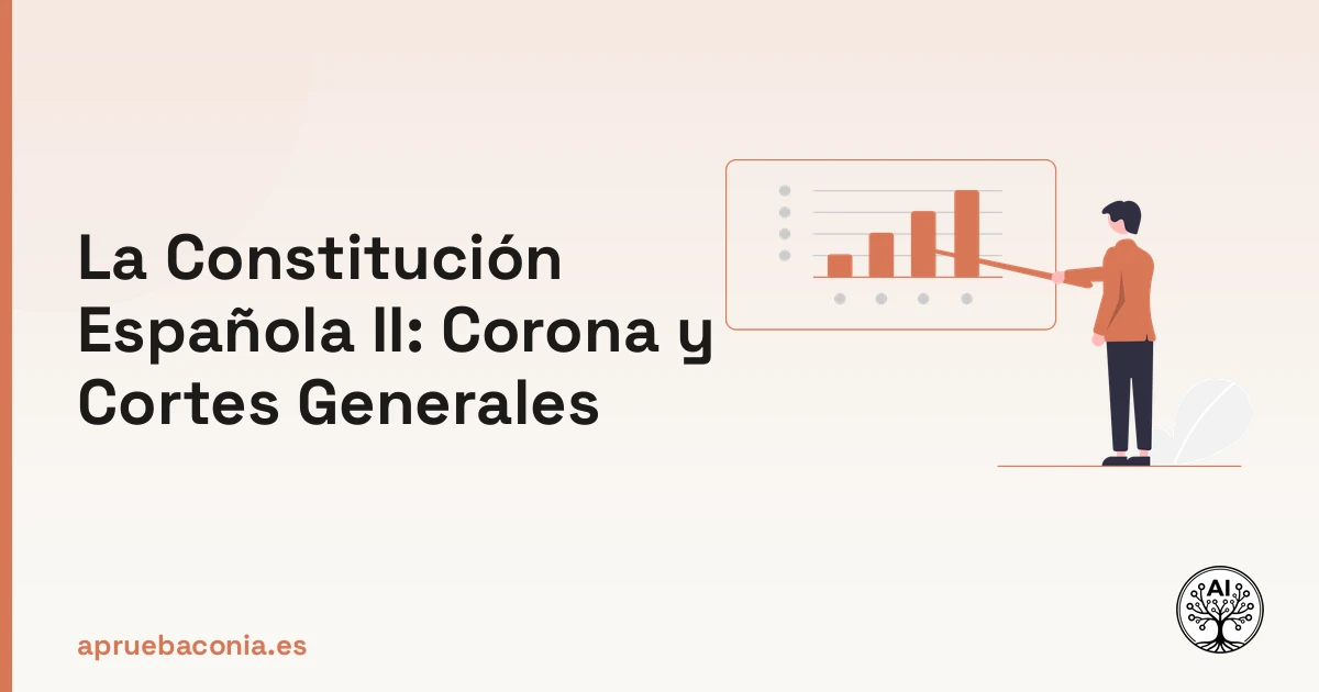Ilustración de planificación estratégica sobre la Constitución Española (II): de la Corona. De las Cortes Generales.