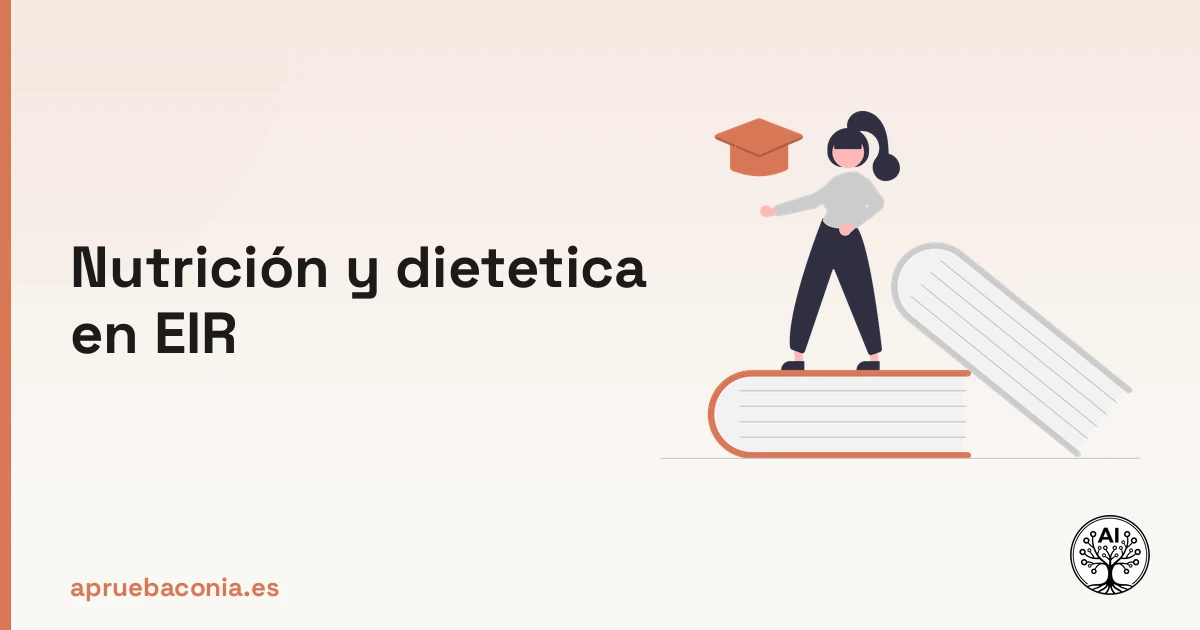 Portada ilustrada del artículo sobre nutrición y dietetica