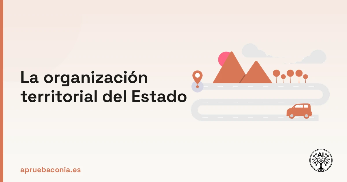 Ilustración de planificación de rutas para entender la organización territorial del Estado.