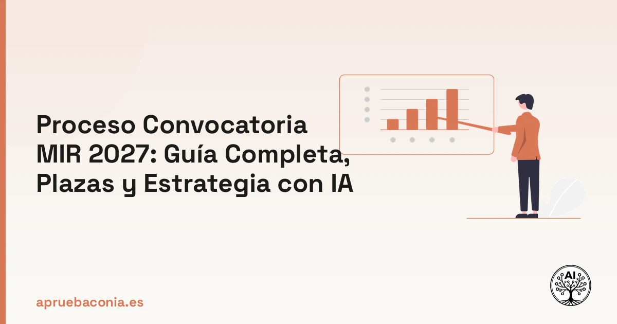 Ilustración de un plan de negocio para la guía completa del proceso convocatoria MIR 2027.
