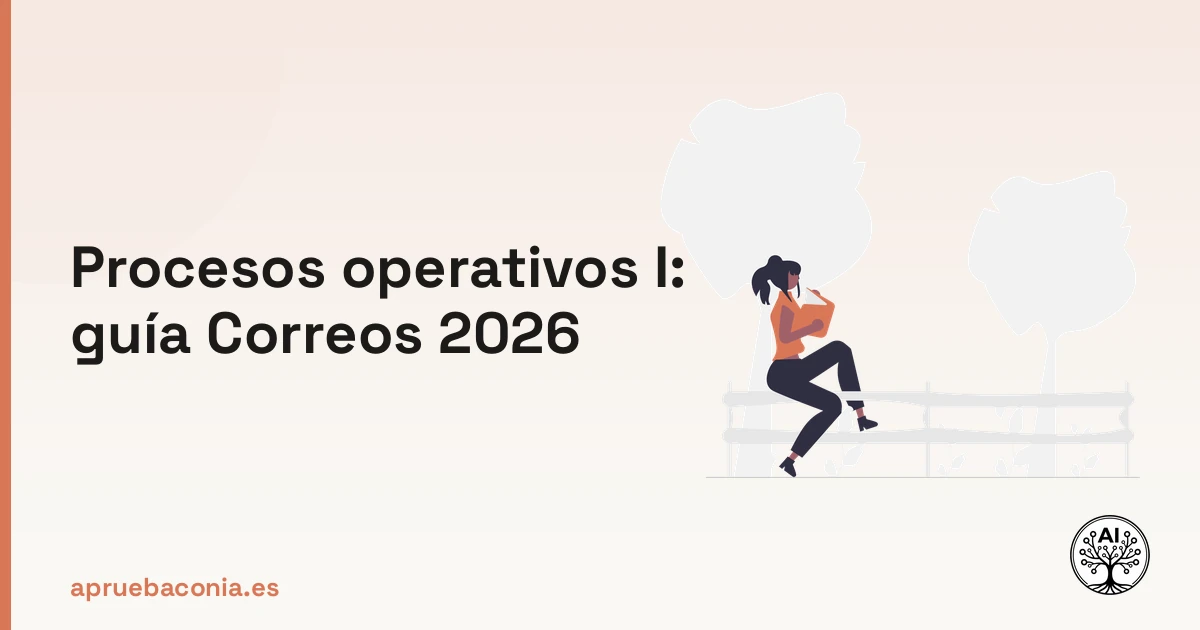 Portada ilustrada del artículo sobre procesos operativos i