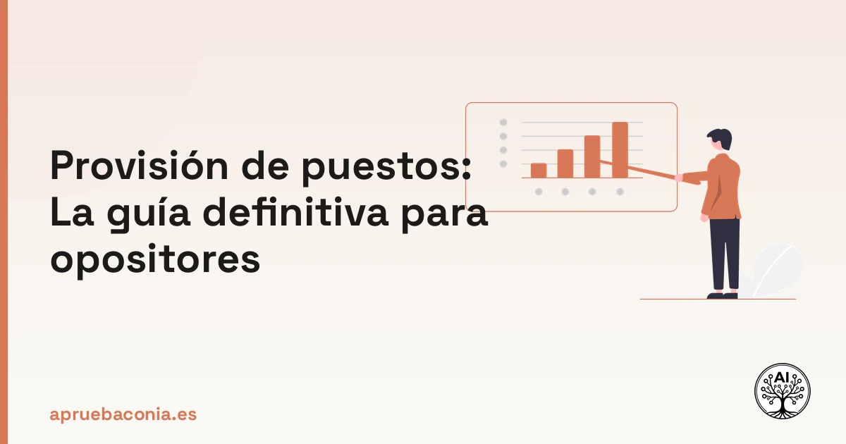 Ilustración de un plan estratégico para la guía definitiva sobre la provisión de puestos para opositores.