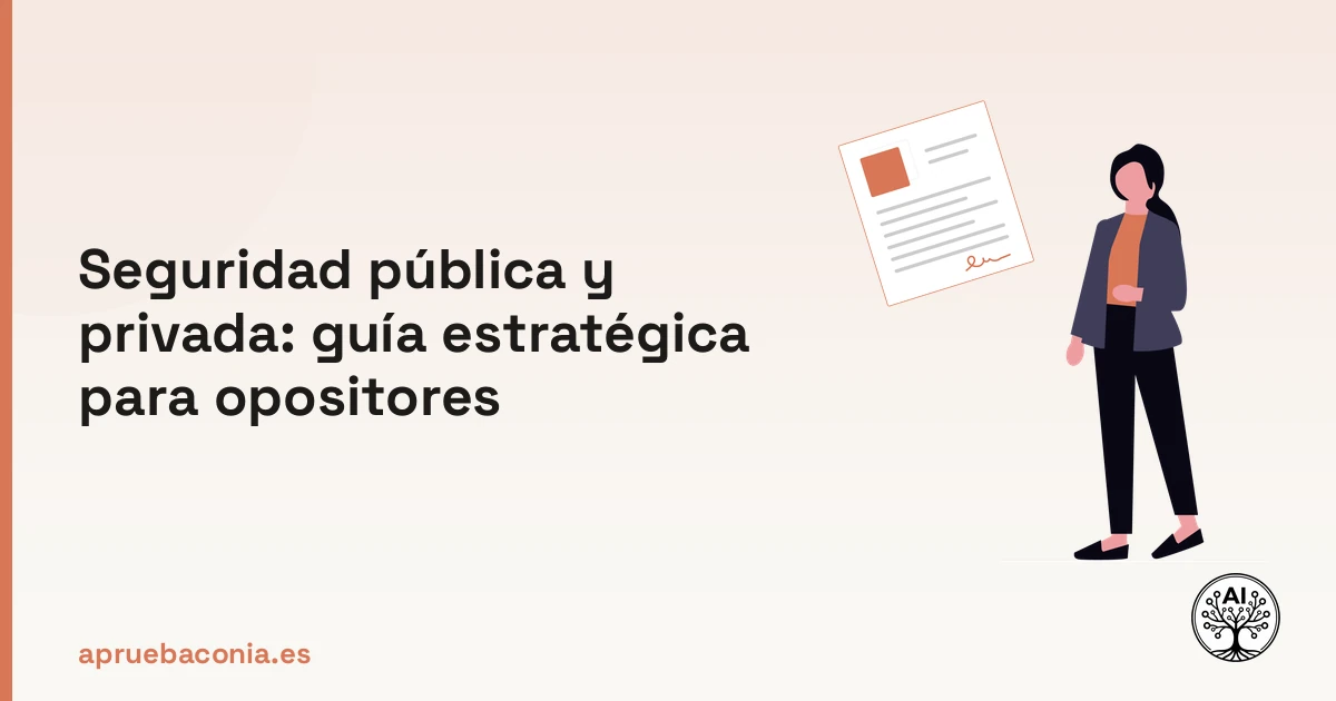 Ilustración de asesoría legal para la guía estratégica sobre seguridad pública y privada en test.