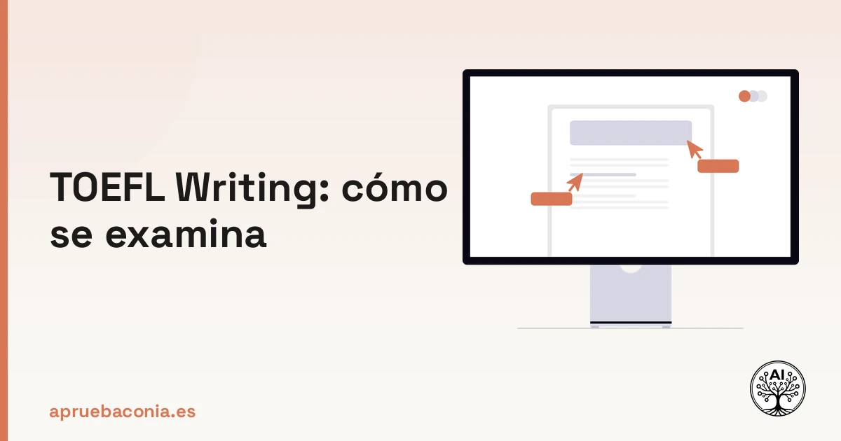 Ilustración de escritura colaborativa para entender cómo se evalúa en esta toefl writing guia.