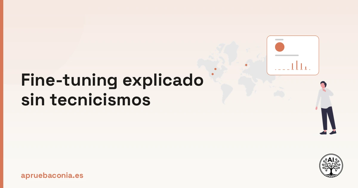 Ilustración de analítica en tiempo real para la guía sobre fine-tuning explicado sin tecnicismos.