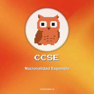 Portada del podcast CCSE: Nacionalidad Española