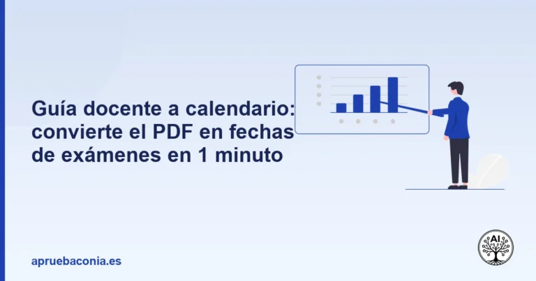 Portada ilustrada del artículo sobre guía docente PDF