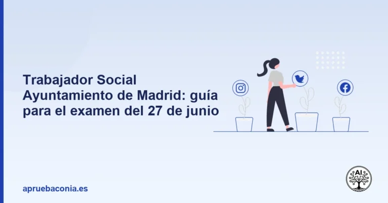 Portada ilustrada del artículo sobre Trabajador Social Ayuntamiento Madrid