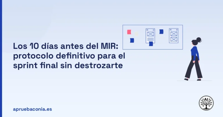 Los 10 días antes del MIR: protocolo definitivo para el sprint final sin destrozarte