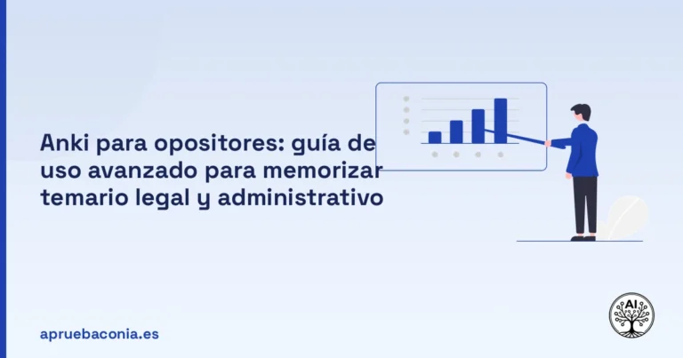 Portada ilustrada del artículo sobre Anki para opositores