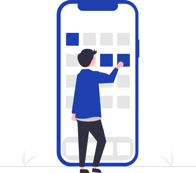 Ilustración minimalista sobre ⚠️ errores que te cuestan plazas con las apps opositores 2026