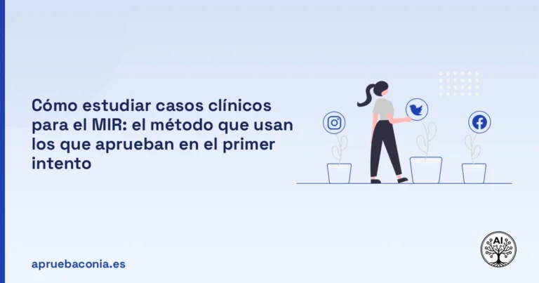 Portada ilustrada del artículo sobre casos clínicos MIR
