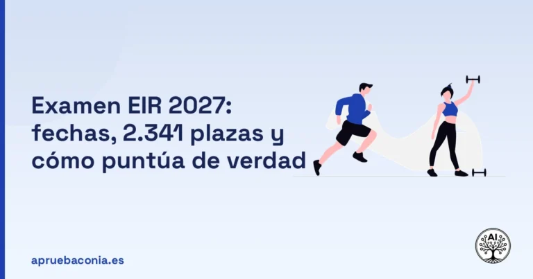 Portada ilustrada del artículo sobre examen EIR 2027