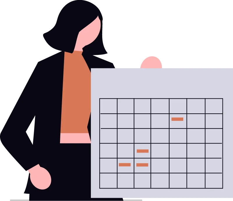 Ilustración minimalista sobre 🗓️ por qué en noviembre esa fecha ya te pilla tarde — guía docente Calendar