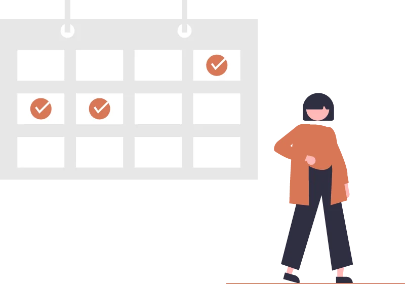Ilustración minimalista sobre 🔔 cómo poner los avisos para que sirvan de algo — guía docente Calendar