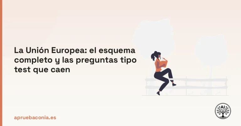 Portada ilustrada del artículo sobre La Unión Europea