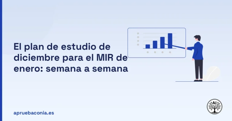 Portada ilustrada del artículo sobre plan estudio diciembre MIR