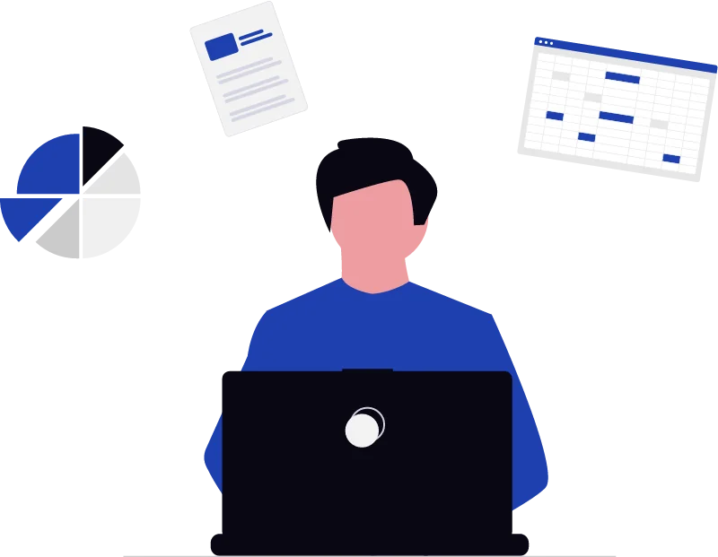 Ilustración minimalista sobre 🧭 los tres principios del plan — plan de estudio para el PIR