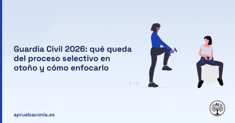 Portada ilustrada del artículo sobre proceso selectivo