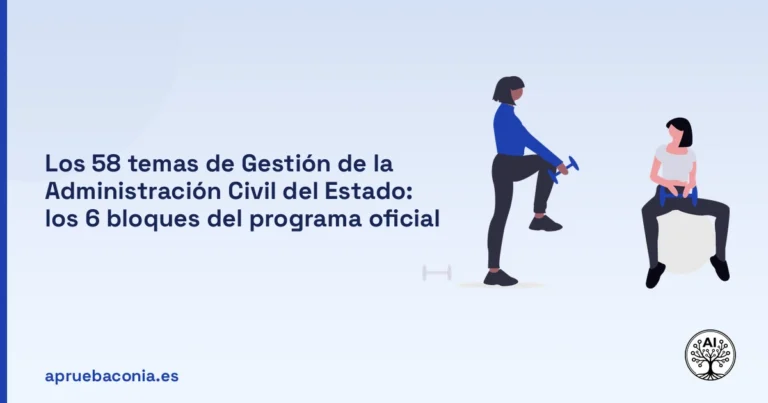 Portada ilustrada del artículo sobre Gestión de la Administración Civil