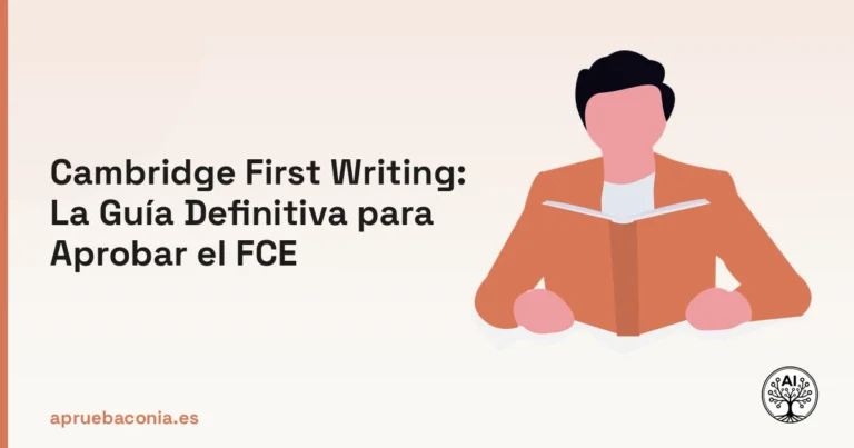 Ilustración de aprendizaje continuo para la guía definitiva del Cambridge First Writing