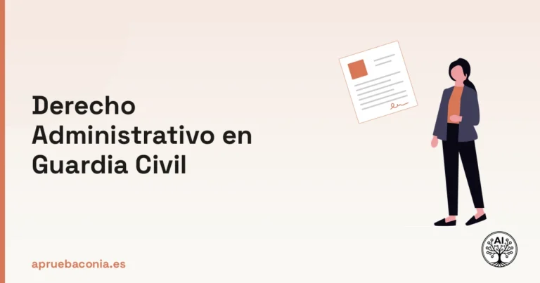 Ilustración de asesoría legal para el temario de derecho administrativo guardia civil en la portada del blog.
