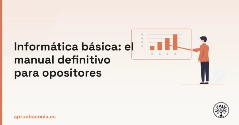 Ilustración de un plan estratégico que representa el manual de informática básica para preparar oposiciones.