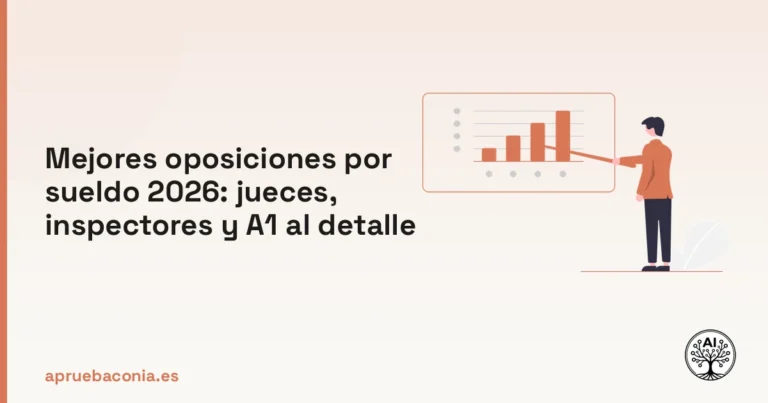 Ilustración de estrategia profesional para acceder a las mejores oposiciones por sueldo del grupo A1.