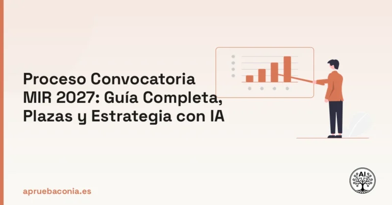 Ilustración de un plan de negocio para la guía completa del proceso convocatoria MIR 2027.