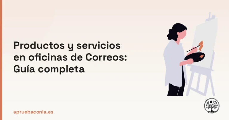 Portada ilustrada del artículo sobre productos y servicios en oficinas