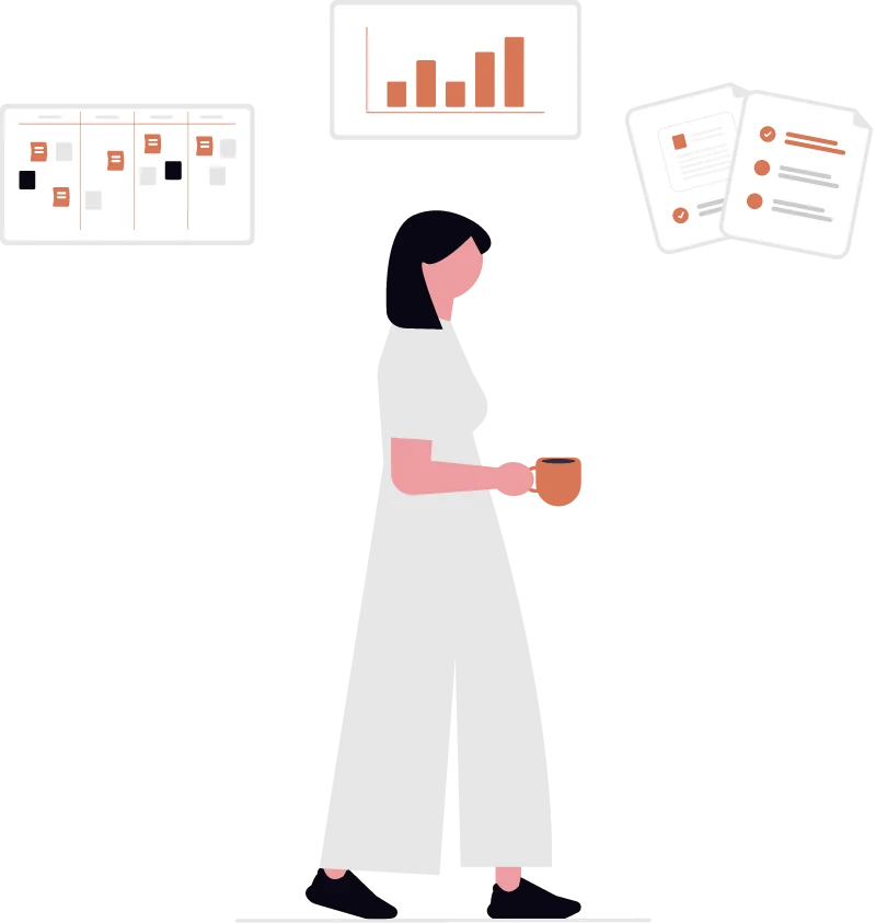 Ilustración minimalista sobre 🗺️ plan de estudio paso a paso para dominar el catálogo — productos y servicios en oficinas