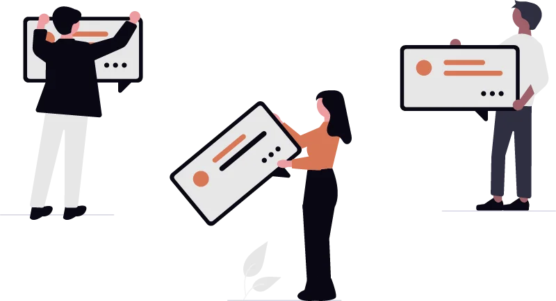 Ilustración minimalista sobre ⚠️ errores comunes (y cómo evitarlos) — productos y servicios en oficinas