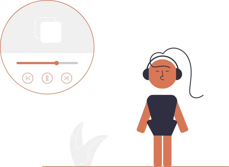 Ilustración minimalista sobre 🗺️ plan de entrenamiento en 4 pasos — toefl listening examen