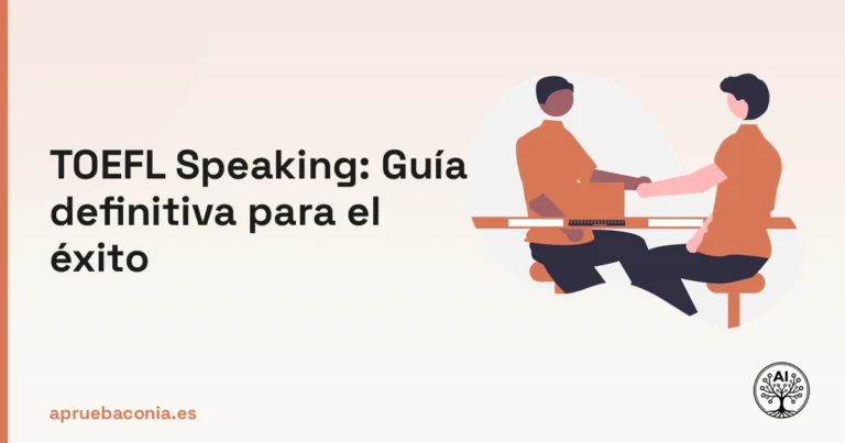 Ilustración de una entrevista para la guía definitiva sobre cómo dominar el TOEFL Speaking con éxito.