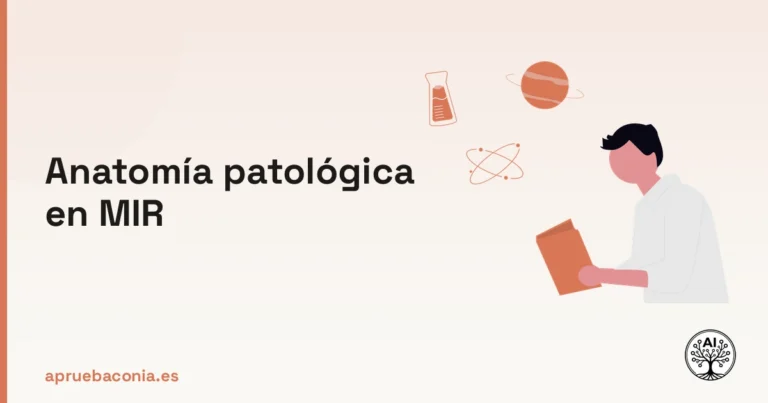 Estudiante analizando conceptos de anatomía patológica para preparar el examen MIR con rigor científico.